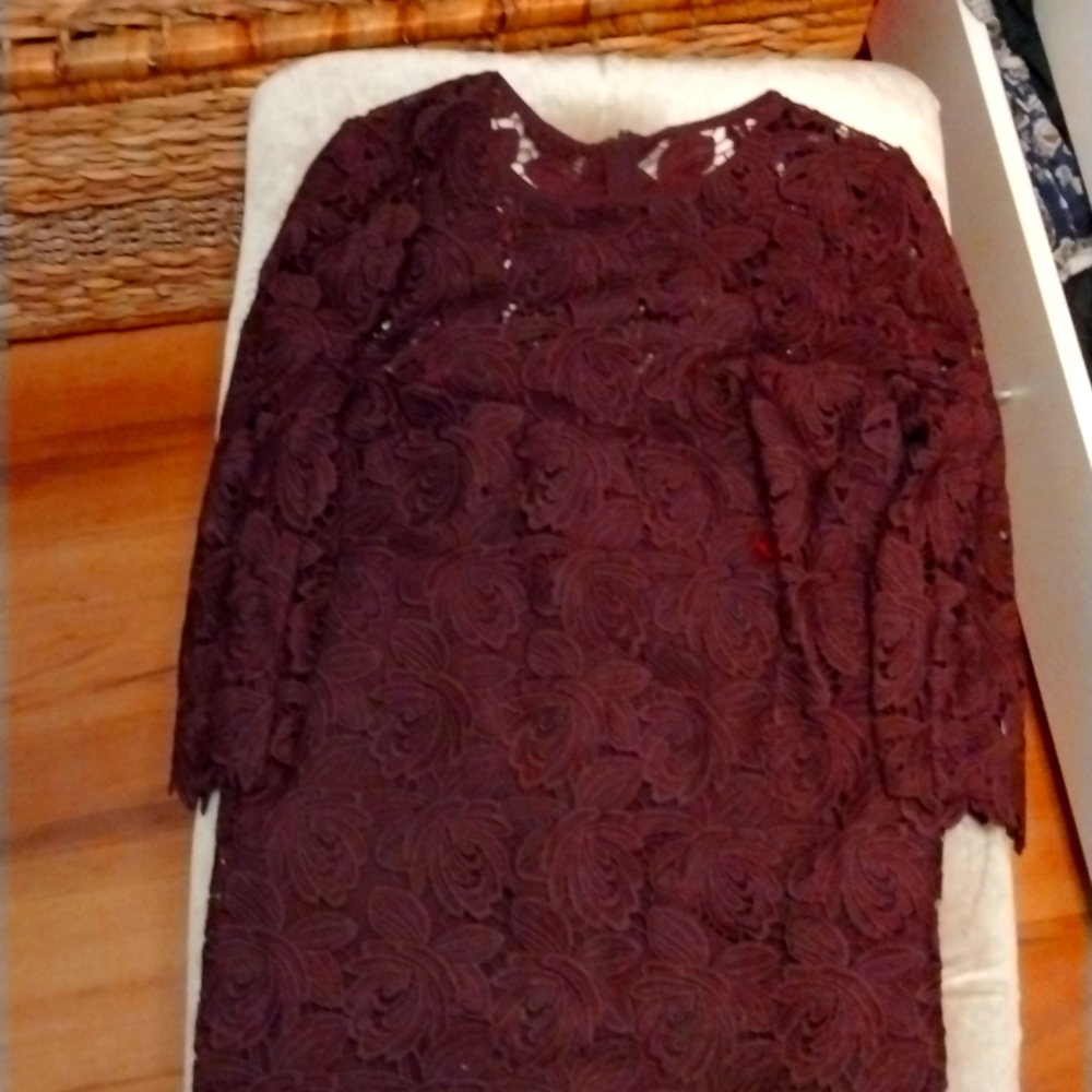 Lace mini dress